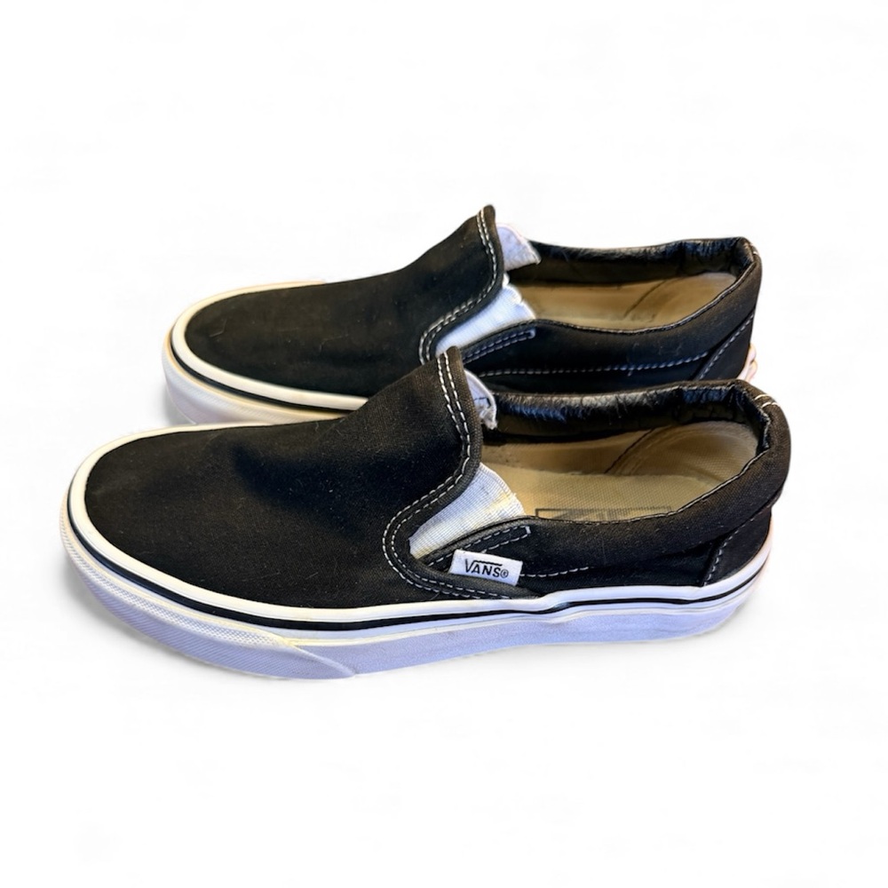 Vans Vintage Black Slip-On Sneakers